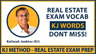 Real Estate Exam -- MUST KNOW Vocabulary Words -- No one talks about
