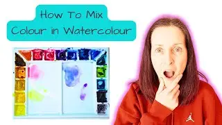 HOW TO MIX WATERCOLOR PAINT | Colour Mixing Watercolour
