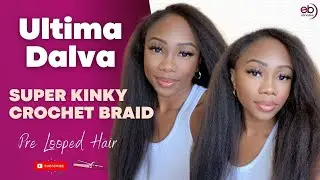 TUTORIAL NATURAL CROCHET HAIRSTYLE | Ultima Dalva Crochet Braid 2X SUPER KINK | EBONYLINE.COM