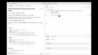 Find The Prefix Common Array Of Two Arrays