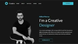 Fully Responsive portfolio 🔥 website using html ,css & Javascript #webdevelopment #viral