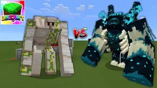 MUTANT WARDEN Vs GIANT IRON GOLEM In Lokicraft Hindi