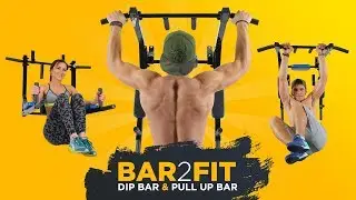 New Revolutionary Pull Up Bar & Dip Station - Full Body Workout at Home