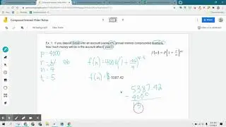 Compound Interest Video Notes