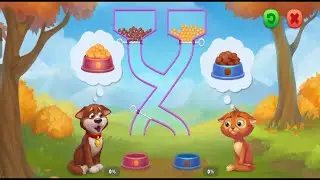 Feed dogs and cats Mini Game Garden Scapes