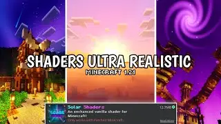 BEST REALISTIC SHADERS MINECRAFT🔥 || SUPPORT LOW-END DEVICE 🌟 || Solar Shaders
