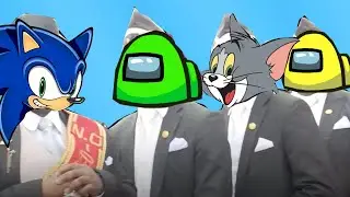 Among Us & Tom and Jerry & Sonic - Coffin Dance Song Astronomia (COVER)