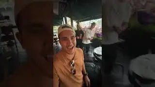 Boyband trying to have lunch in Argentina … lol