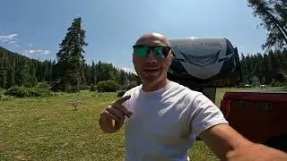 Walking a Crystal Clear Creek Fishing for Mountain Cutthroat Trout