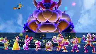 Super Mario Party Jamboree - All Bowser Maps -