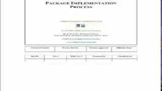 Package Implementation Process