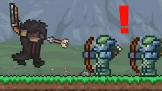 I tried beating the goblin army in terraria's hardest difficulty as a vampire
