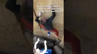 This is what choss sounds like #bouldering #climbing #shorts