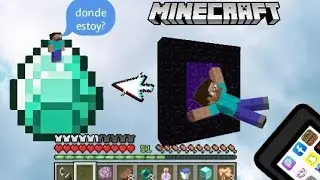 como hacer el portal al diamante (Minecraft)