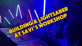 Building a lightsaber at Savi’s Workshop - Galaxy’s Edge Disney World Hollywood Studios July 2024
