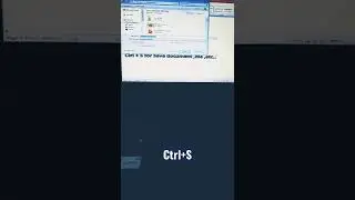 Ctrl + S | Save | computer/laptop short cut key