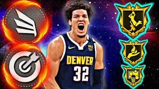 BEST POWER FORWARD BUILD 2K23 NEXT GEN SEASON 3 W/ ELITE CONTACT DUNKS AND SHOOTING.