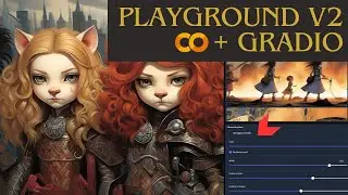 Playground V2 (a Stable Diffusion SDXL Cousin) Gradio Colab: Tutorial & Examples. Amazing images!