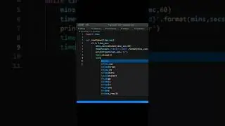 Python program to create countdown timer 