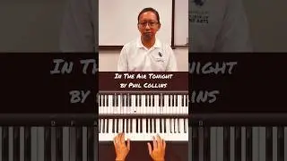 How to play In The Air Tonight by Phil Collins on piano #pianolesson #Yamaha #Clavinova #piano