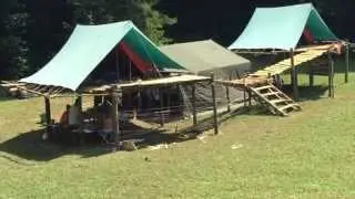 Dvojni dvignjen Jamboree šotor (HOMEC 1)