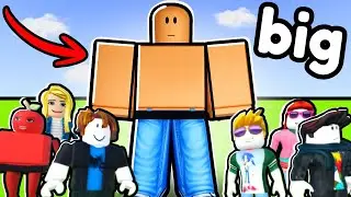 Trolling with BIGGEST AVATAR on Roblox!