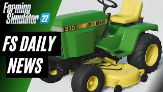 FS NEWS! HUGE John Deere 330 Diesel Lawn Mower , John Deere 5020, Plus Court Farms Update