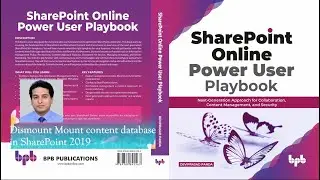 Dismount Mount content database in sharepoint 2019 using powershell | attaching detaching content db