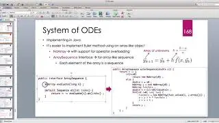 Java for Scientific Computing: Systems of Ordinary Differential Equations -- Part 1