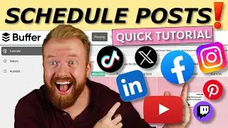 Buffer Social Media Post Scheduler | Step by Step Tutorial for Beginners