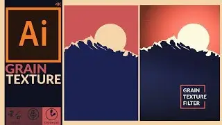 Enhancing Artwork with Grain Texture Effect in Adobe illustrator