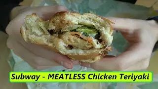 Vegetarian Meatless Chicken Teriyaki Sandwich - Food Review