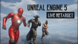 Unreal Engine 5 - Live Retargeting & Replacing Mannequin with Metahuman Or Custom Character!!!