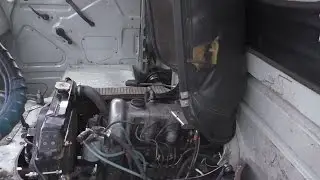 UazTech: Installing the OM617 on a standard UAZ 452 - TADPOLE, TEST DRIVE