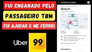 🚨 ISSO QUE DÁ ACREDITAR EM PASSAGEIRO sem vergonha! #uber #99pop #indriver