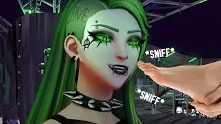 *sniffs your feet* 