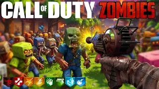 MASSIVE MINECRAFT Custom Zombies  🔴  NEW World at War Map!