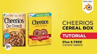Blender 3D Tutorial: Cereal Box Texturing and UV Mapping