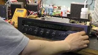 Rotel RX 202 MKII Receiver Recap and Repair & LED Lighting.