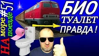 Биотуалет в поезде / Как ходить в туалет / Правила гигиены / На море на поезде