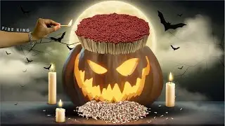 How to Carve Halloween Pumpkins . 7000 MATCHES VS HALLOWEEN PUMPKIN