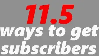 11 (and a half) advice on how to grow your Youtube channel!