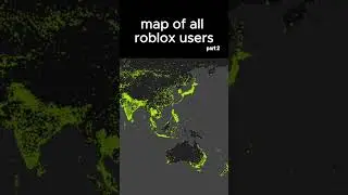 map of all Roblox users part 2 #roblox