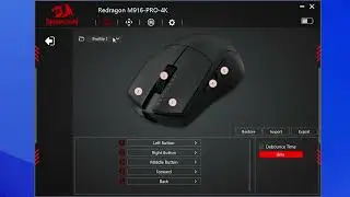 Redragon K1ING M916 Pro 4K Software & Macros Setting Tutorial