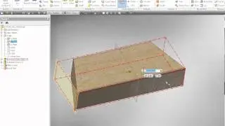 Autodesk Inventor : Make part midplane when length is unknown