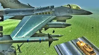 World Biggest plan destroy by mini tank