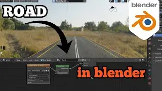 How to make road in blender 2.93. 