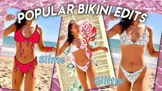 Popular Instagram/VSCO Bikini Edits (slime/glitter)