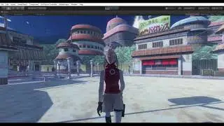NARUTO Unity 3D testing - Orenge Crest