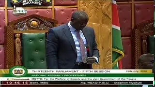 THE NATIONAL ASSEMBLY PROCEEDINGS WEDNESDAY 29TH JULY 2026, AFTERNOON